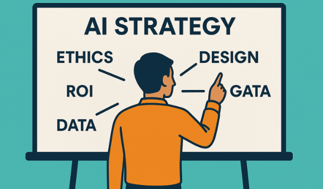 How to start a career in AI without coding – strategic planning visual